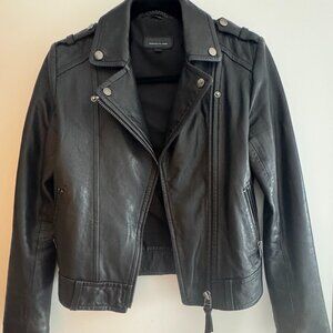 Aritzia Mackage Black Leather Jacket
